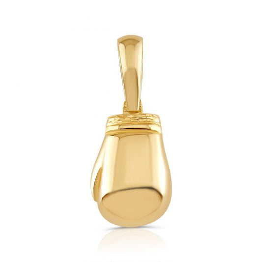 Boxing glove, semi-solid, 9 carat yellow gold